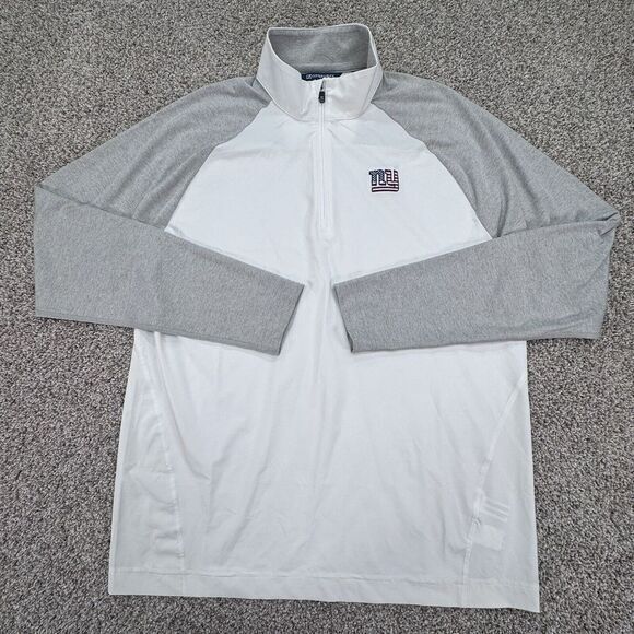 NEW YORK GIANTS NFL FOOTBALL Cutter & Buck‎ 1/4 ZIP JACKET MEDIUM USA - Picture 2 of 9